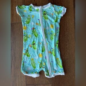 Little Sleepies Pickle Power 12-18 month short zippy